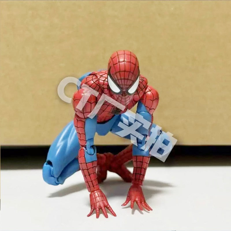 Ct Toys Spiderman Mafex 185 Classic Costume Anime Figure Ver Miles Morales 2099 Spider-man Action Figure Figurine Toys Kids Gift