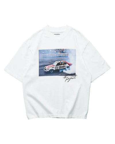 Trendy Y2K car pattern print simple casual men T-shirt retro European American Gothic high street punk Harajuku short sleeve
