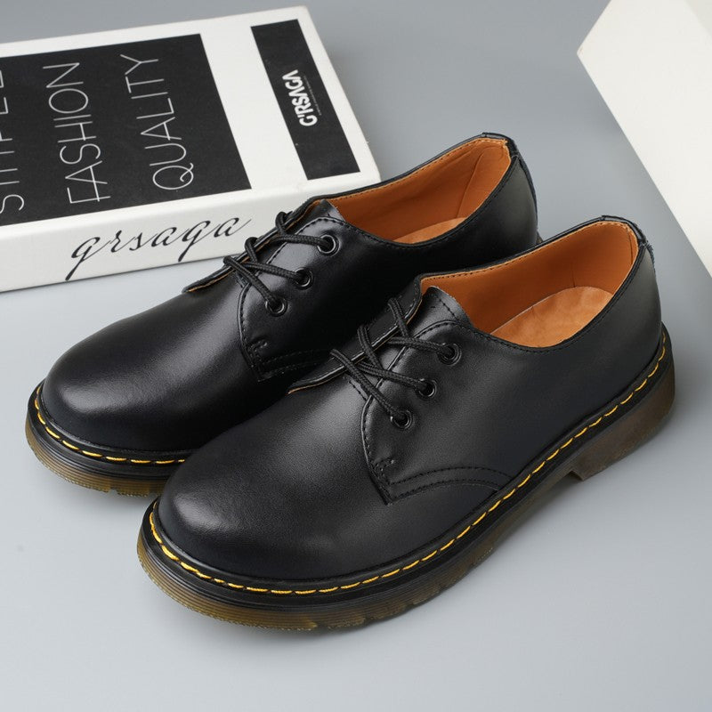 Men's genuine leather formal shoes work shoes classic business casual leather shoes fashionable women's shoes plus size shoes