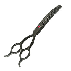 Double-Tailed Curved Scissors for Trimming Dog Fur Beautifully Professional Dog Grooming Scissors Pet Curved Thinning Shears
