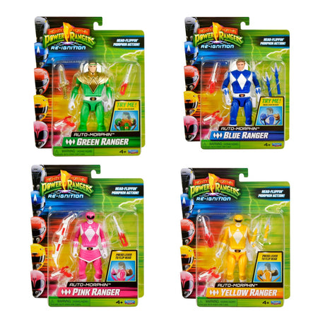 Anime Mighty Morphin Power Rangers Red Ranger Action Figure Green Ranger Model Doll Toy Collect Ornaments Kids Gifts