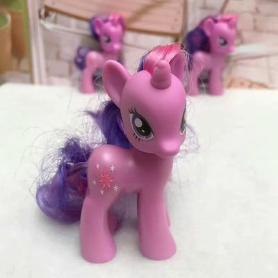 Genuine Hasbro My Little Pony Kawaii Twilight Sparkle Birthday Gift Desktop Decor Anime Cartoon Trendy Toys for Girls Collection