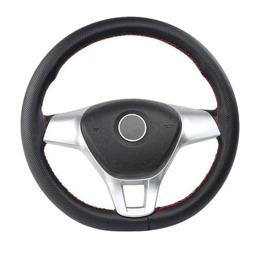 Hand-sewn car steering wheel covers, DIY leather interior decoration, caravan trailer, truck off-road