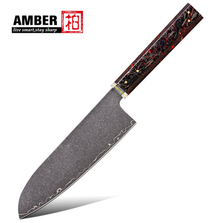 Kitchen Knife Set 1-6PC Damascus 3-layer cladding Steel knives Kitchen Accessories Professional Chef knives Cooking Tools