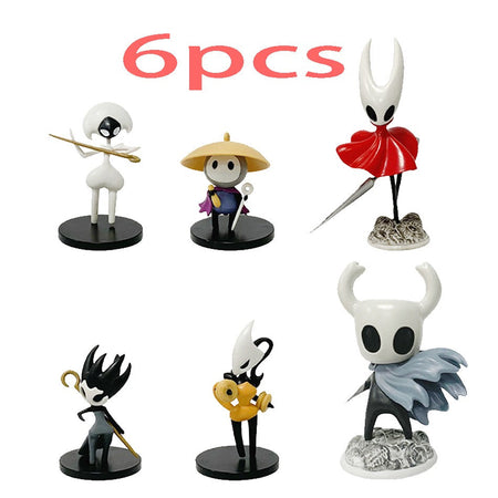 1-8pcs/set Hollow Knight Toys Anime Game Figure The Knight Action Figure Hornet/Quirrel Figurine Collectible Model Doll