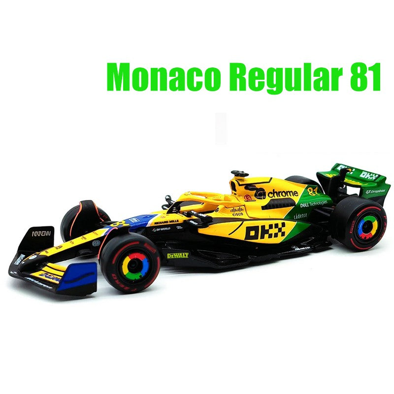 New 2025 F1 Bburago 1:43 Mclaren Mcl39 Miami Gp Monaco Gp Amg W16 F1 Alloy Miniature Diecast Model F1 Champion Mcl38 Toys Gift
