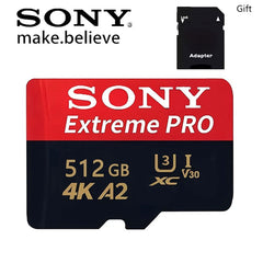 Sony 1TB Micro Flash SD Card Extreme SD Memory Card 128GB TF Flash Cards 512GB 256GB A2 U3 V30 SD For Xiaomi Phone Computer