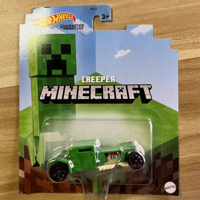 Genuine Hot Wheels Minecraft Series Model Toy Car Desktop Ornament Collectibles Holiday Gifts In Stock
