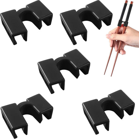 5/6PCS Reusable Chopsticks Trainers Non-Slippery Reusable and Replaceable Asian Helper for Kids Adults Beginner Each Age Learner