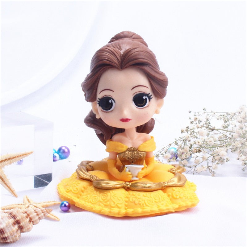 Disney Princess Ariel Rapunzel Cinderella Mermaid Anna Elsa Belle Sofia Snow White Mulan The Little Mermaid Figure Toys Kid Gift