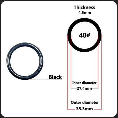 Fishing Rod Guides Ring 10Pcs~100Pcs Wear Resistant Ceramic Guide Ring Rod Repair Replacement Kit Alconite Ring Black 6mm~47.3mm