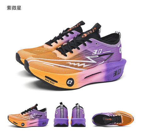 NEW Running Shoes Men Sports Marathon Carbon Plate Breathable Lightweight Women Comfortable Athletic Leisure Sneakers Footwear