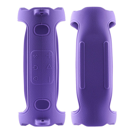 Portable Bluetooth Speaker Carry Silicone Case,Soft Protective Sleeve Cover with Shoulder Strap for JBL Charge 6 Speaker