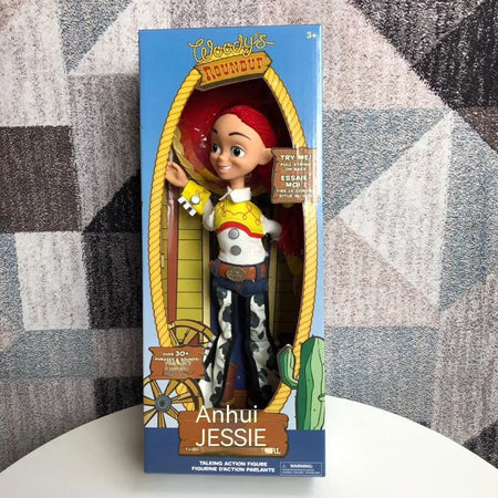 Anime Disney Toy Story 4 Talking Woody Buzz Jessie Rex Action Figures Anime Decoration Collection Figurine Toys Model For Gifts