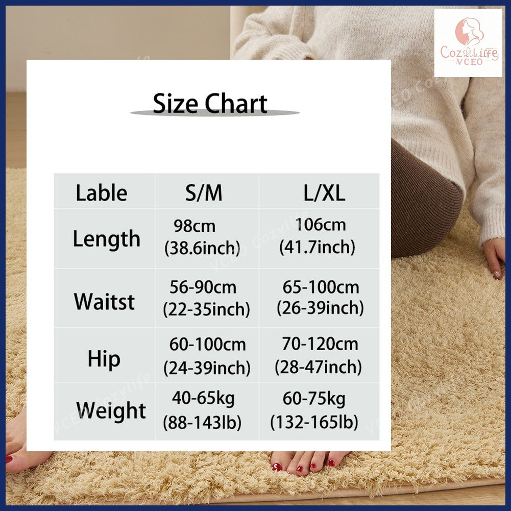 Warm fleece - padded leggings Warm thermal leggings Heavyweight 300g Fleece for Ultimate Warmth High - waisted warm leggings