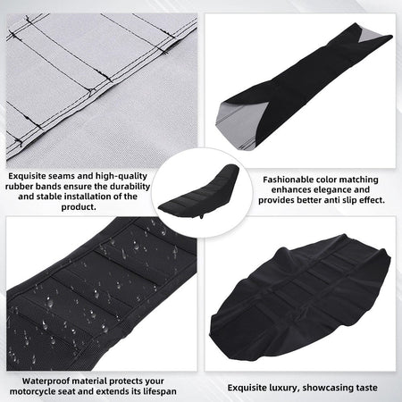 Seat Cover Motorcycle Accessories Universal Gripper Soft Cushion Cover Waterproof For KTM HONDA SUZUKI Kawasaki Dirt Pit Bike