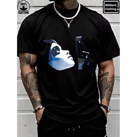 Witllent 100% Cotton Dead Presidents Movie T-Shirt, Christmas 220g Heavy Cotton T-Shirt(1 PC)