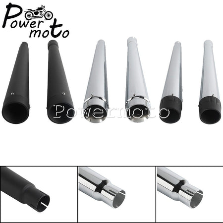 For Harley Touring Street Electra Glide Road King 2017-2023 FLHR FLHX FLTRX FLHTK Motorcycle Slip On Dual Exhaust Mufflers Pipes