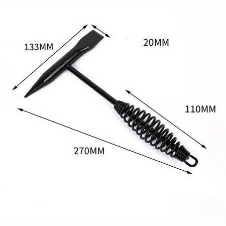 1/2Pcs High Carbon Steel Welding Chipping Hammer Scratch Wire Brush Spring Handle Rust Remover Welder Safety Hand Tool