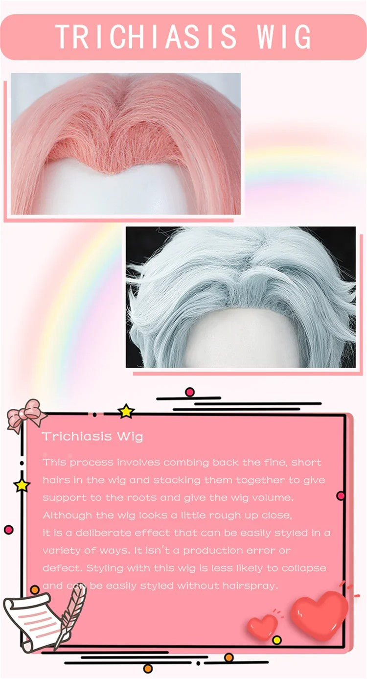 ?Ready for Ship?Idia Malleus Leona Vil Crowley Wig Game Cosplay DokiDoki Men 120cm Long Hair Fiber Idia Halloween  Free Wig Cap