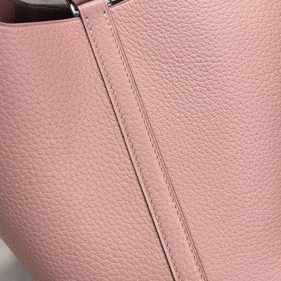 Mendy 22 CM Large size Top Quality Bucket Bags Women's Bag Lady Luxury Designer High End Bag TC Cowhide Golden Sliver