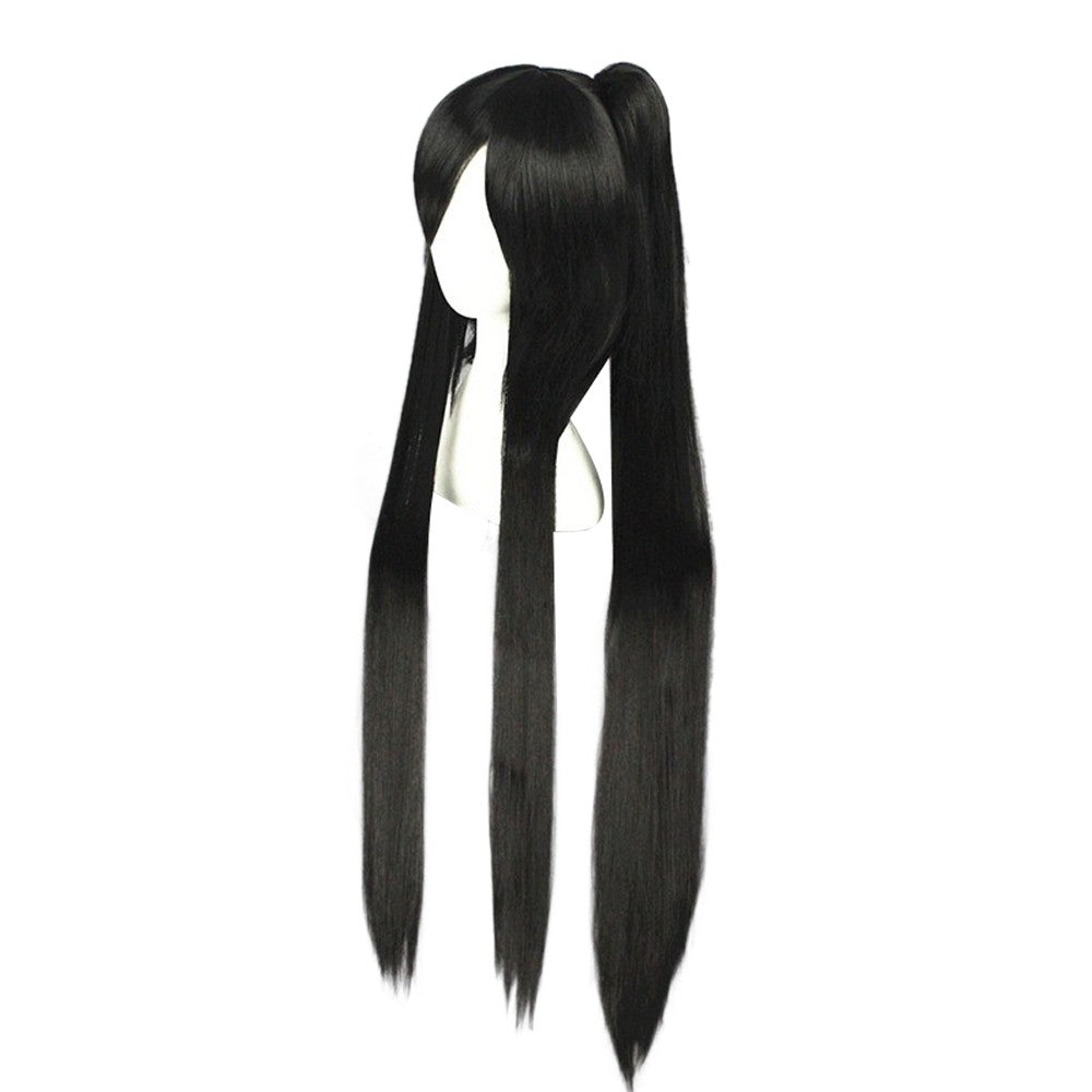 HAIRJOY  Synthetic Hair Cosplay Wigs Long Ponytail Black Purple  Red Grey Wig High Temperature Fiber
