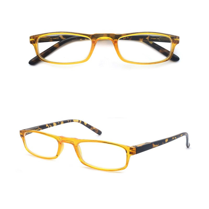 Women Men Reading Glasses Classic Small Rectangle Frame Spring Hinge Ulrta Comtable Wear Readers Eyeglass with Diopters
