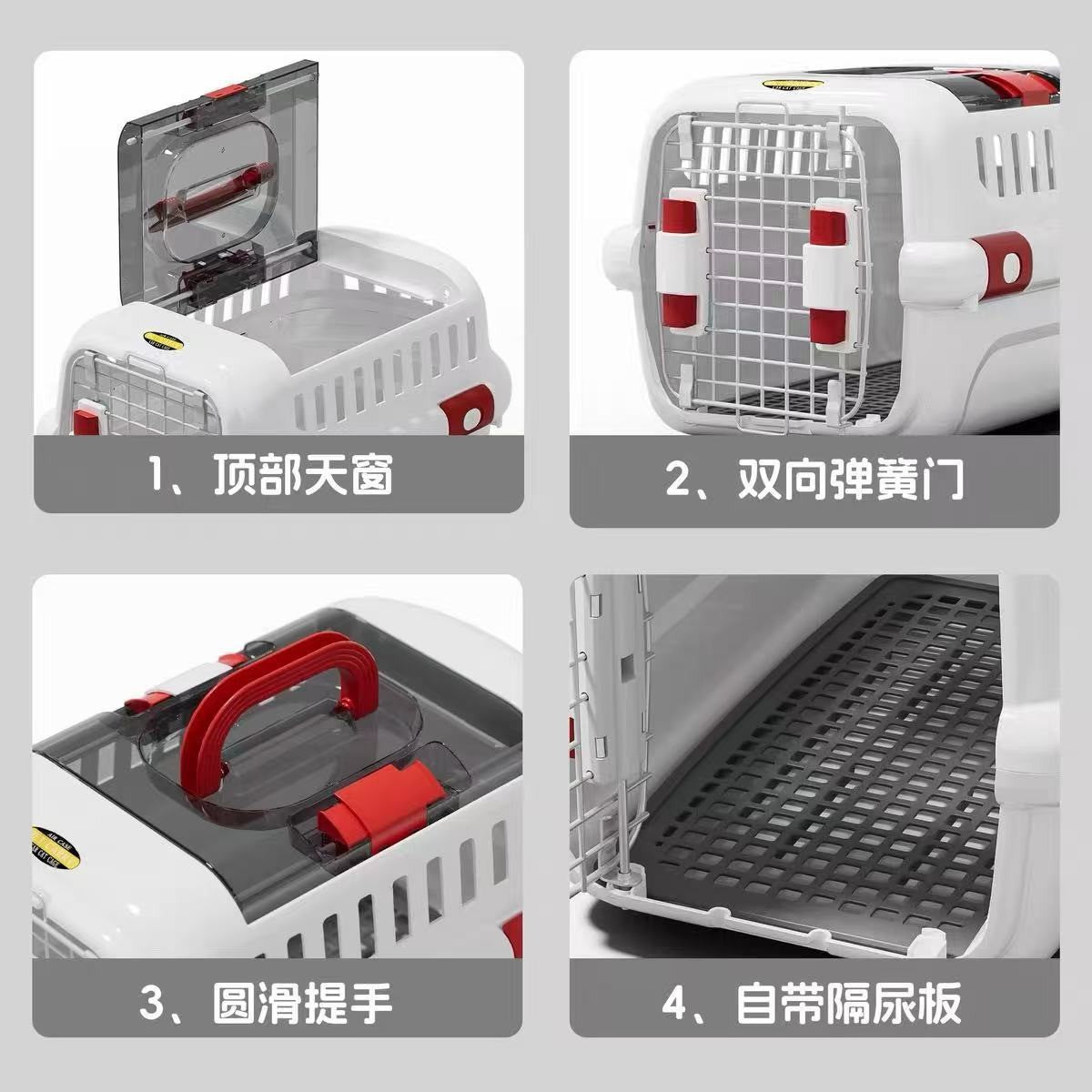 2025 New Cat Carrier Airline Approved,Portable Pet Carrier TSA Approved for Travel,Anti-Anxiety Outdoor Cat Bag for Car,Home Use