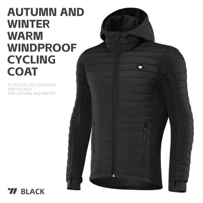 WEST BIKING Cycling Jacket Men Coats Winter Thermal Fleece Windbreaker MTB Bicycle Clothing Motorcycle Bike Jackets 0?-15?