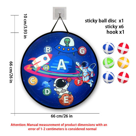 12 sticky ball dart disc sets, indoor and outdoor toys, parent-child interaction, birthday gifts, party games, supplies