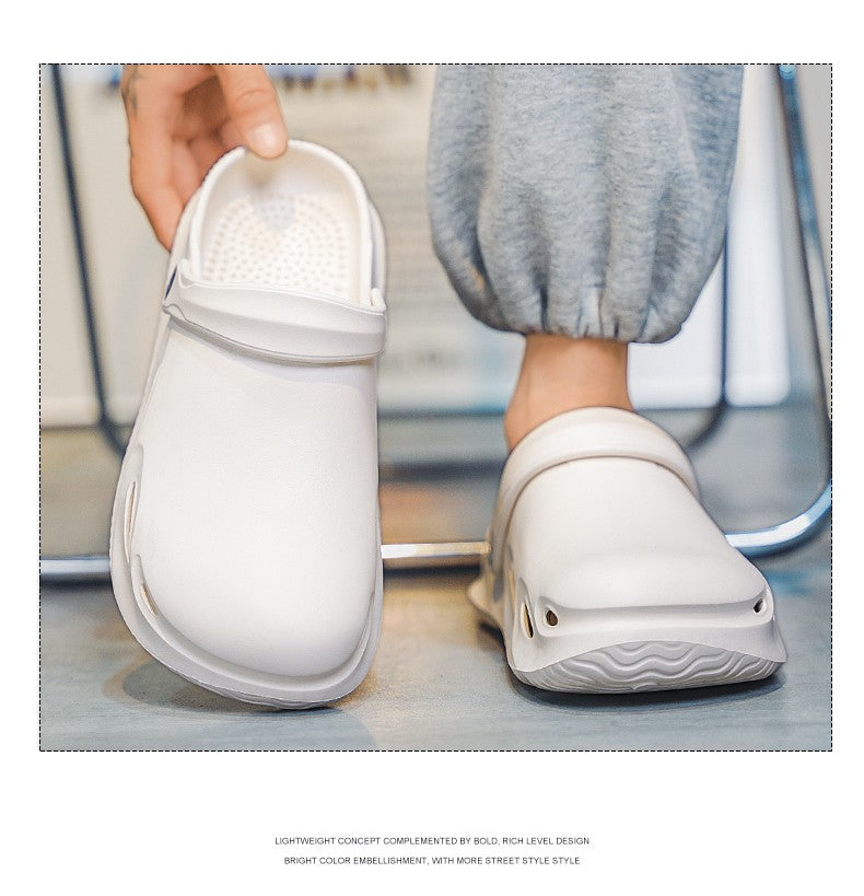 Men Outdoor Sandals Beach Comfortable Clogs Soft Slides Men Casual Shoes Garden Shoes  Lazy Shoes Are Lightweight and Versatile
