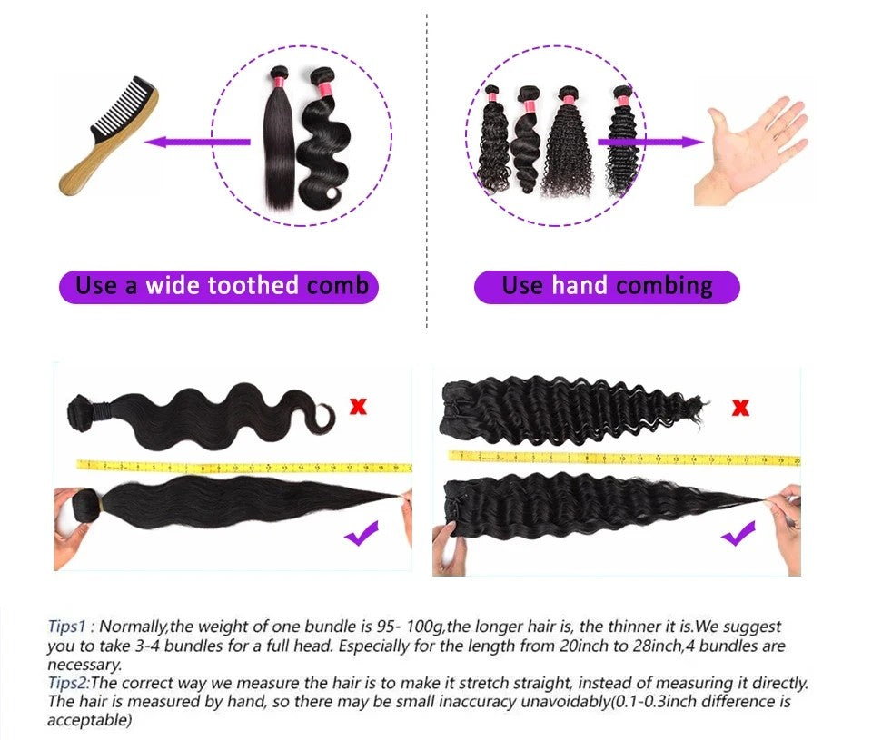 8-40" Bone Straight Human Hair Bundles 1/3/4 PCS Brazilian Hair Weave Raw Human Hair Bundles Deal Virgin Hair Extensions Lumiere