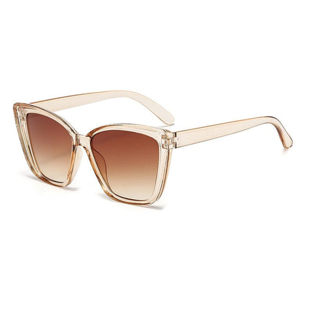 Fashion Street Trend Cat Eye Sunglasses Women Leopard Square Frame Sun Glasses UV400 Lady Brand Designer Eyewear ????? ??? ?????