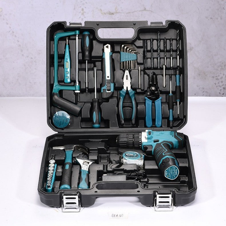 High-power Electric Drill Power Tool Sets Automotive Tools Multifunctional Repair Combination Tools Auto Repair Toolbox Kit