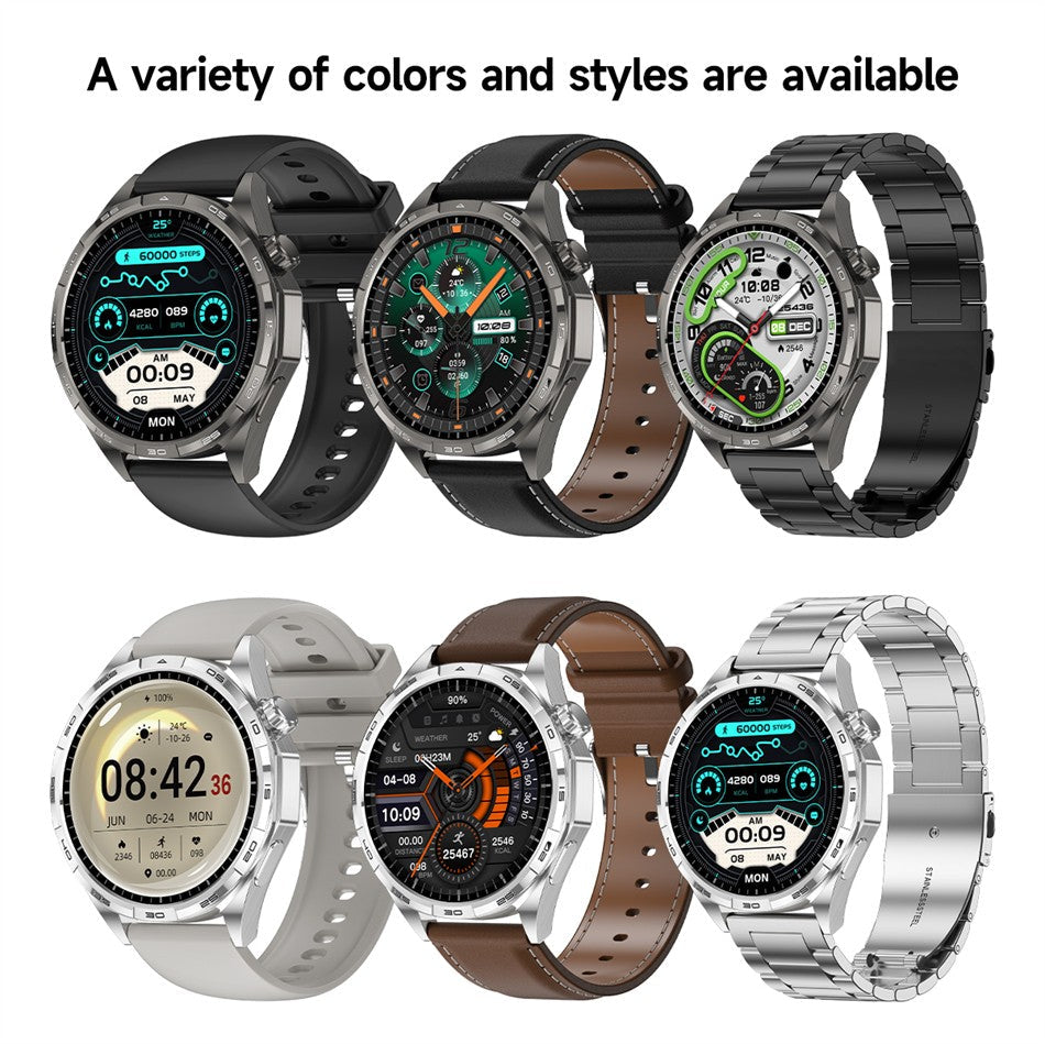 2026New Original fitness Watch G T6 Pro Smart Watch 1.50"HD AMOLED Screen GPS track Heart Rate Bluetooth Call Smartwatch for Men