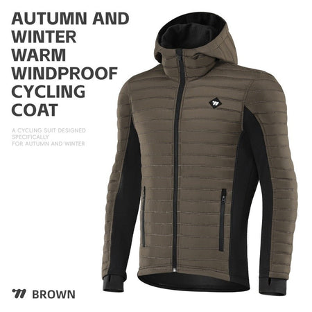WEST BIKING Cycling Jacket Men Coats Winter Thermal Fleece Windbreaker MTB Bicycle Clothing Motorcycle Bike Jackets 0?-15?