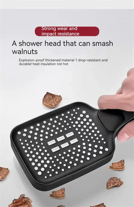 3 Mode Adjustable High Pressure Shower Head Handheld Large Flow Water Saving Pressurized Shower Head Mixer Bathroom Accessories