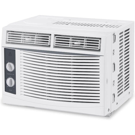 5000BTU Window Air Conditioner AC Unit Designed for Efficient Cooling up to 150 Sq. Ft. with Manual Adjustable Fan and Multiple