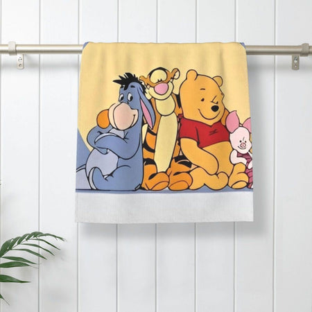 Winnie The Pooh Bear Piglet Merch Towel for Beach New Summer Microfiber Shower Towel No Sand Quick-Dry Surf Towels