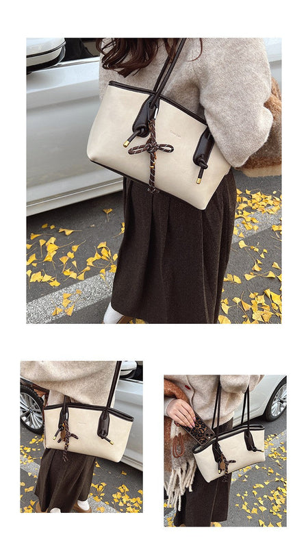 PU Leather Shoulder Bags For Women 2025 Winter Y2K Trend Female Crossbody Bag Lady Handbags And Purses Retro Tote Bag bolso
