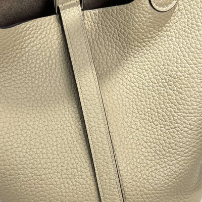 Mendy 22 CM Large size Top Quality Bucket Bags Women's Bag Lady Luxury Designer High End Bag TC Cowhide Golden Sliver