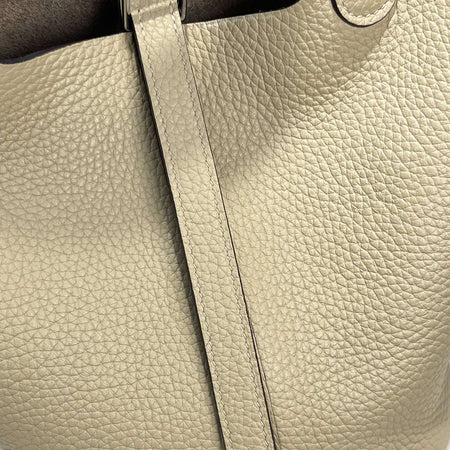 Mendy 22 CM Large size Top Quality Bucket Bags Women's Bag Lady Luxury Designer High End Bag TC Cowhide Golden Sliver