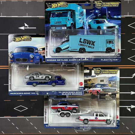 New Hot Wheels Legends Tour Team Transport 2025 - Bmw M3 And Hw Rally Hauler 1:64 Scale Toy Cars Collect Kid Holiday Gifts