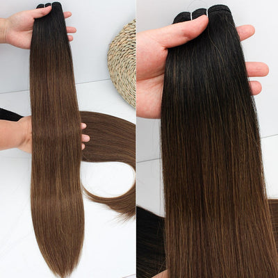 Russia Straight Hair Weave Bundles 65cm 200G Fiber Synthetic Hair Extensions Bio Protein Heat Resistant Ponytail Cosplay Hair