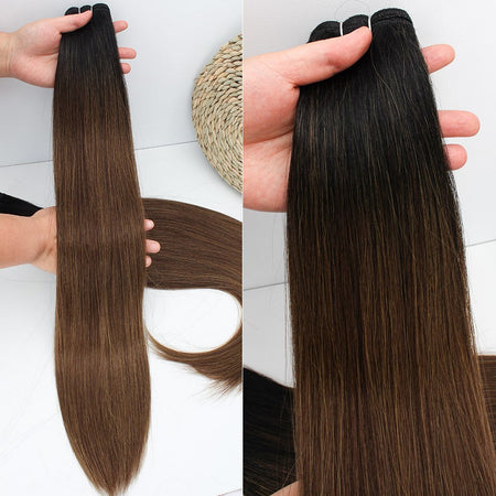 Russia Straight Hair Weave Bundles 65cm 200G Fiber Synthetic Hair Extensions Bio Protein Heat Resistant Ponytail Cosplay Hair