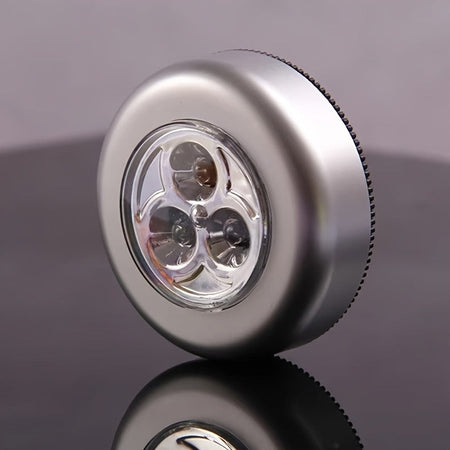 1/4/10 ? Mini Led Night Light, Self Adhesive Push Light Stairs Hallway Closet Kitchen Bedroom, Cabinets, Counters, Hallway