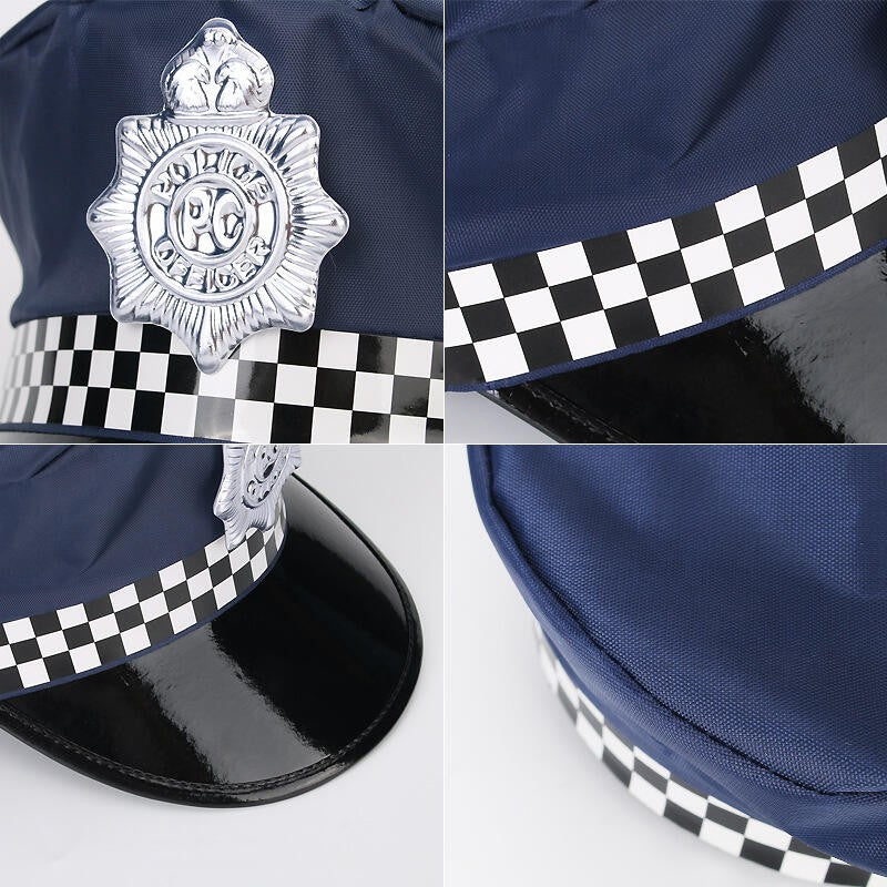 Police Cosplay Costumes for Unisex, Police Toys, Policeman, Compass, Whistle, Police Badge, Carnival Costume Props, Halloween