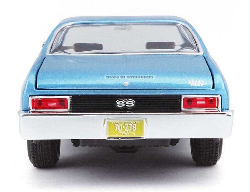 Maisto 1:24 1970 Chevrolet NOVA SS alloy car model die-casting static precision model collection gift toy tide play
