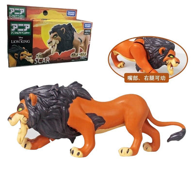 Hot The Lion King Toys Action Figure Toy Simba Mufasa Scar Animal Model Simulation Joint Movement For Children Birthday Gift