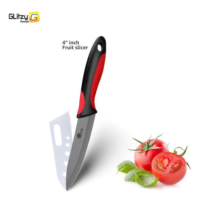 Kitchen Chef Knife Rustproof Fruit Paring Knife Ceramic Knife Household Utility Vegetable Slicing Knives Sharp Black Blades Cook